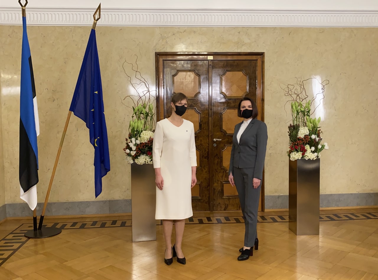 Президент эстонии с сыном